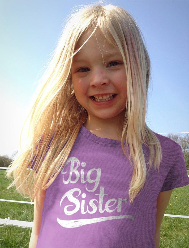 Big Sister Little Sister Matching Outfits Baby Announcement Sibling Shirts Set